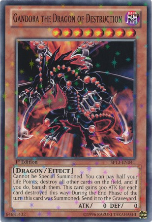 Gandora the Dragon of Destruction [SP13-EN041] Starfoil Rare - Duel Kingdom