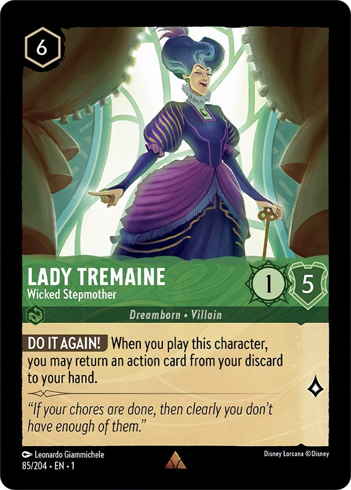 Lady Tremaine - Wicked Stepmother 85/204 (The First Chapter) Cold Foil