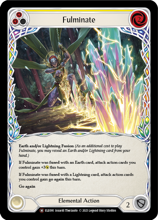 Fulminate [U-ELE091] Unlimited Rainbow Foil - Duel Kingdom