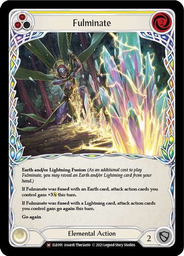 Fulminate [U-ELE091] Unlimited Rainbow Foil - Duel Kingdom
