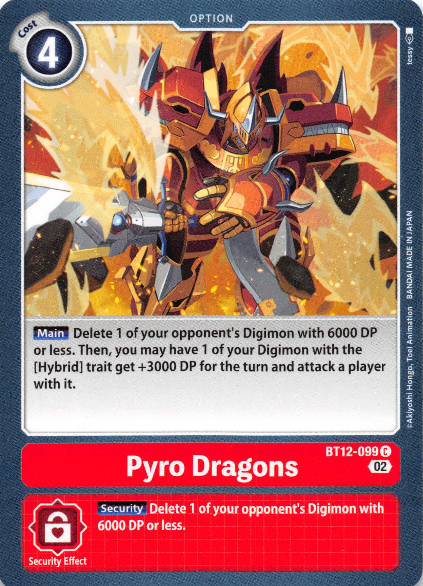 Pyro Dragons [BT12-099] [Across Time] Normal