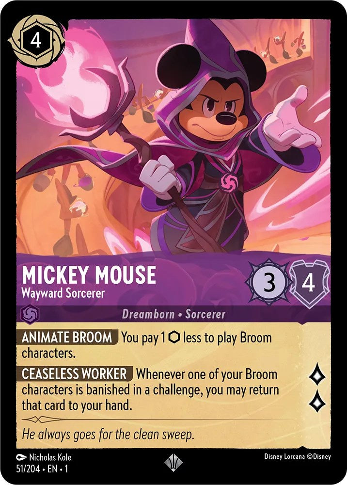 Mickey Mouse - Wayward Sorcerer 51/204 (The First Chapter)