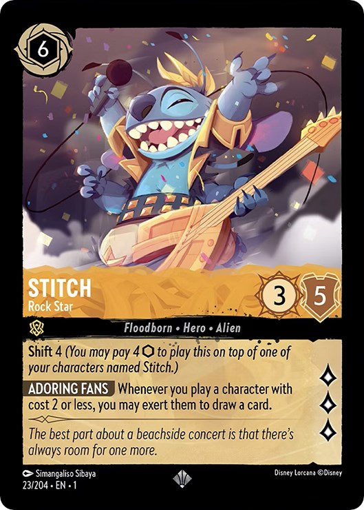 Stitch - Rock Star 23/204 (The First Chapter) Cold Foil