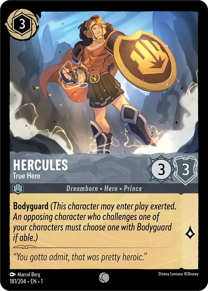 Hercules - True Hero 181/204 (The First Chapter) Cold Foil