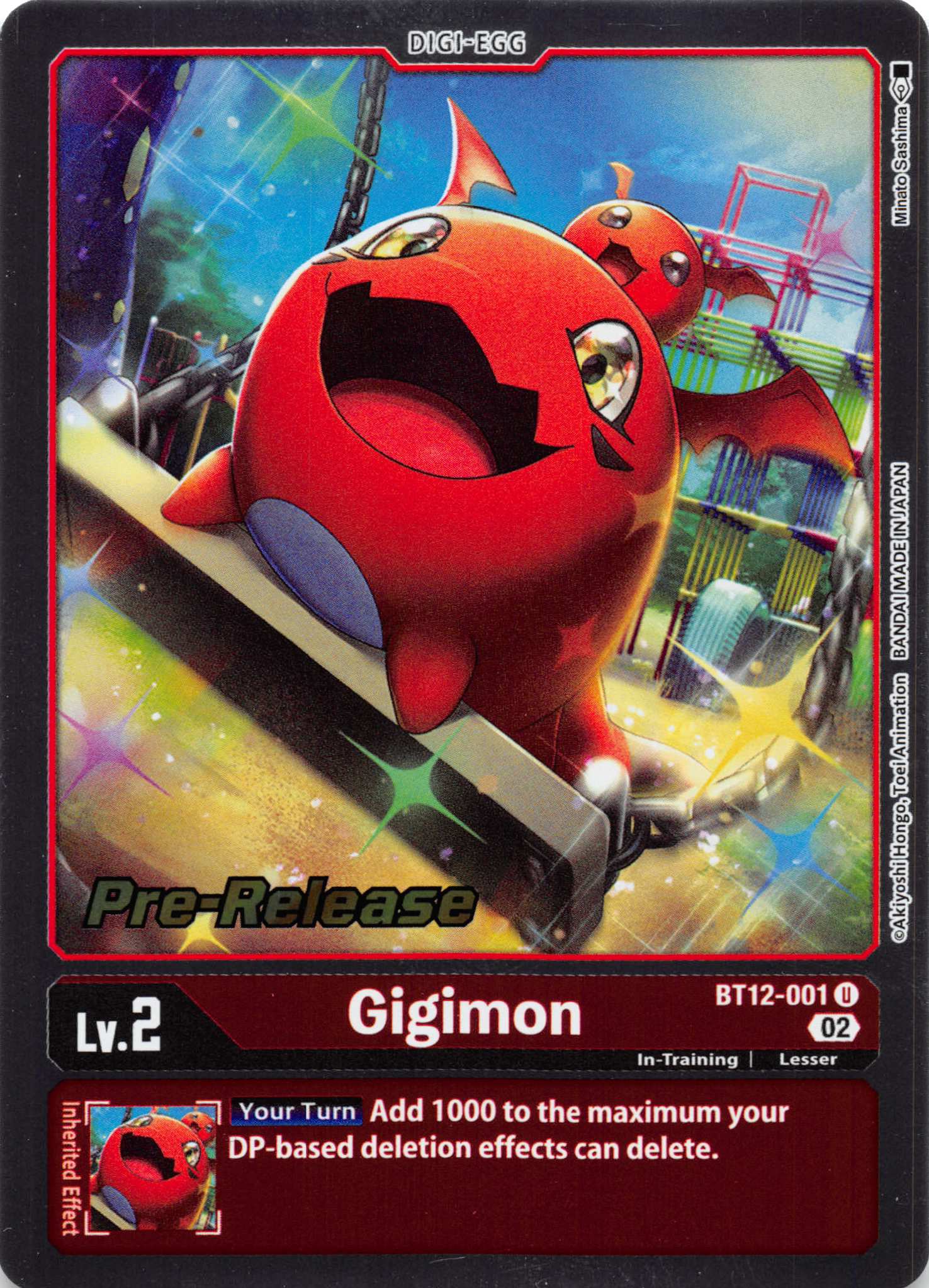 Gigimon [BT12-001] [Across Time Pre-Release Cards] Foil