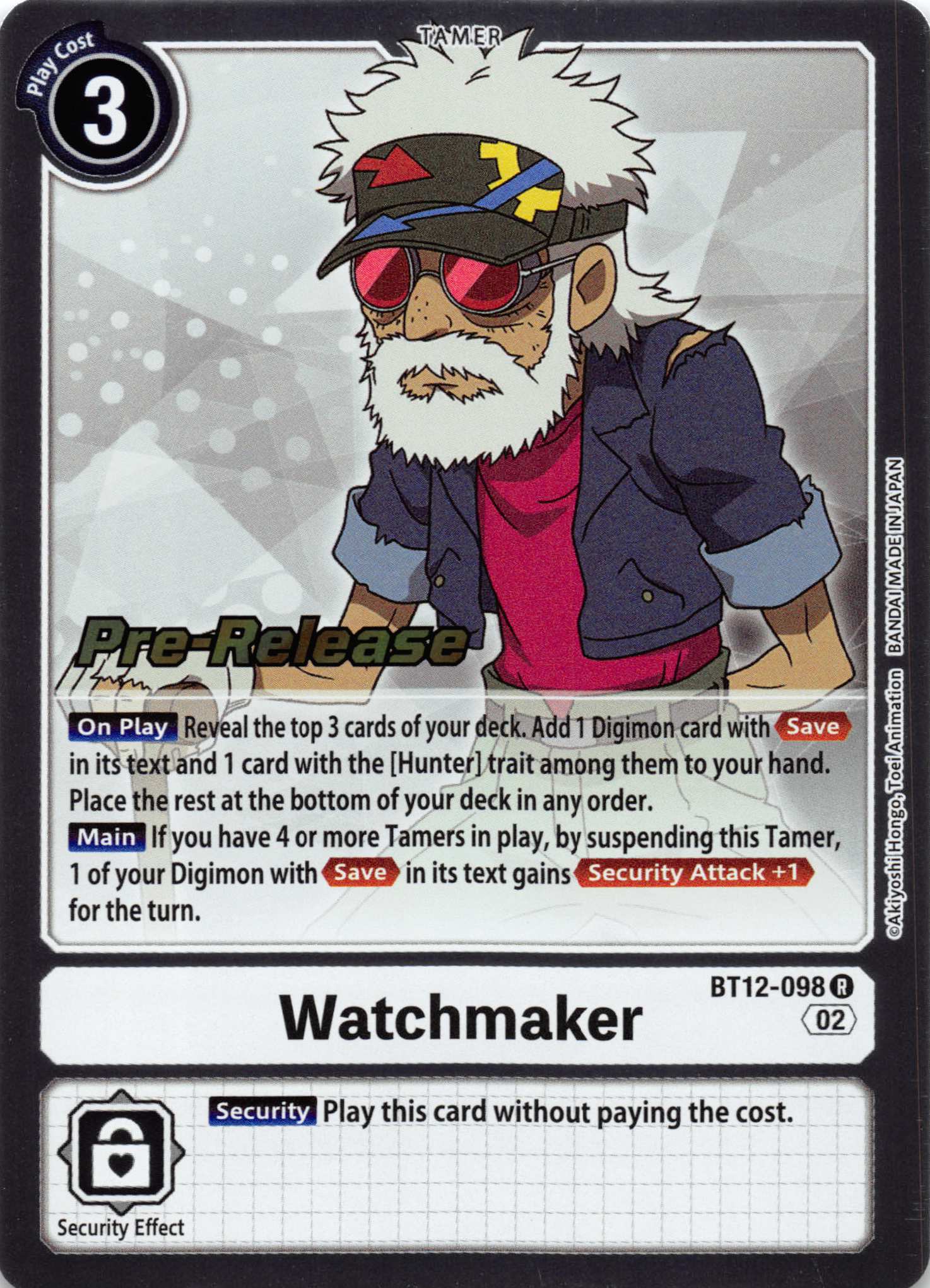 Watchmaker [BT12-098] [Across Time Pre-Release Cards] Foil