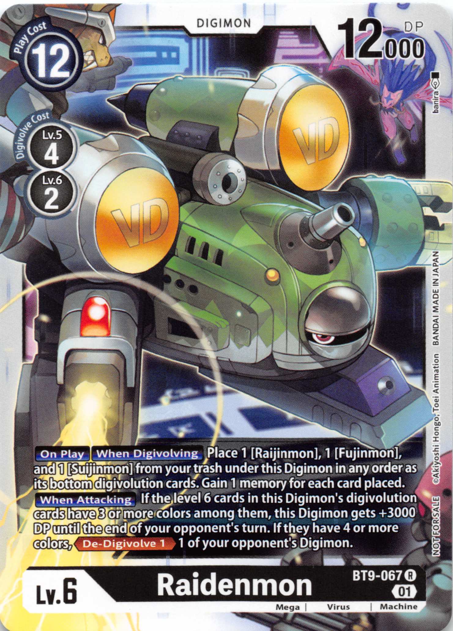 Raidenmon [BT9-067] [Revision Pack Cards] Normal