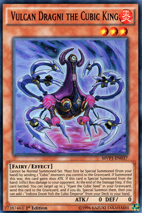 Vulcan Dragni the Cubic King [MVP1-EN037] Ultra Rare - Duel Kingdom