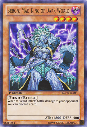 Brron, Mad King of Dark World [LCJW-EN244] Ultra Rare - Duel Kingdom