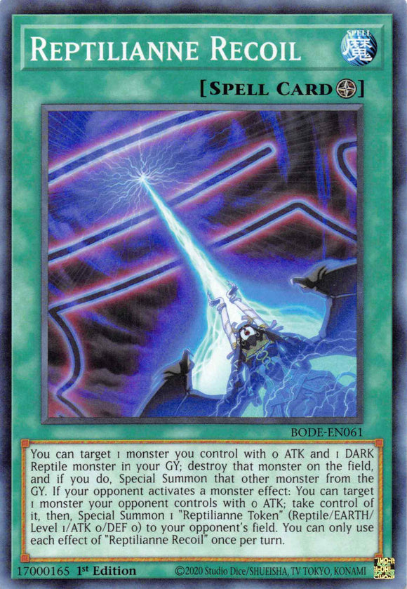 Reptilianne Recoil [BODE-EN061] Common - Duel Kingdom