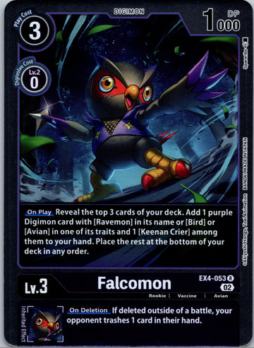Falcomon [EX4-053] [Alternative Being Booster] Foil
