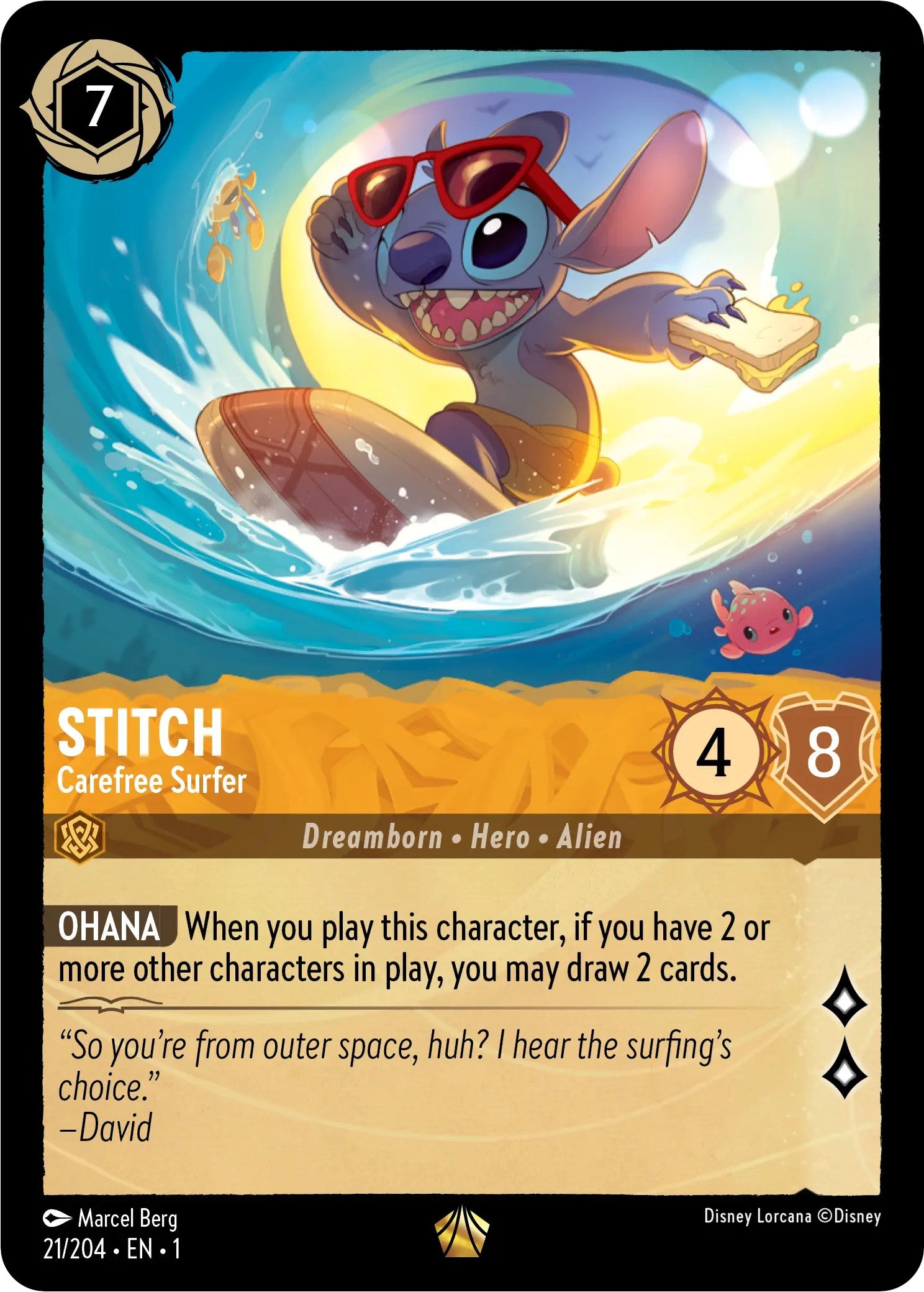 Stitch - Carefree Surfer 21/204 (The First Chapter)