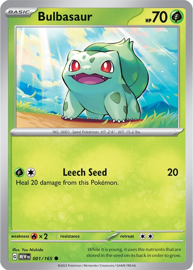 Bulbasaur (1/165) [Scarlet & Violet:  151] Reverse Holofoil