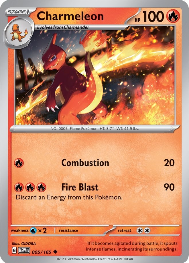 Charmeleon (5/165) [Scarlet & Violet:  151]