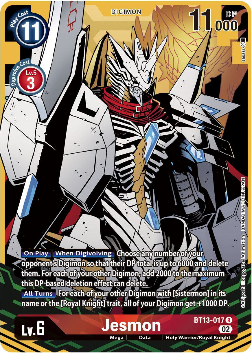 Jesmon (Alternate Art) [BT13-017] [Versus Royal Knights] Foil