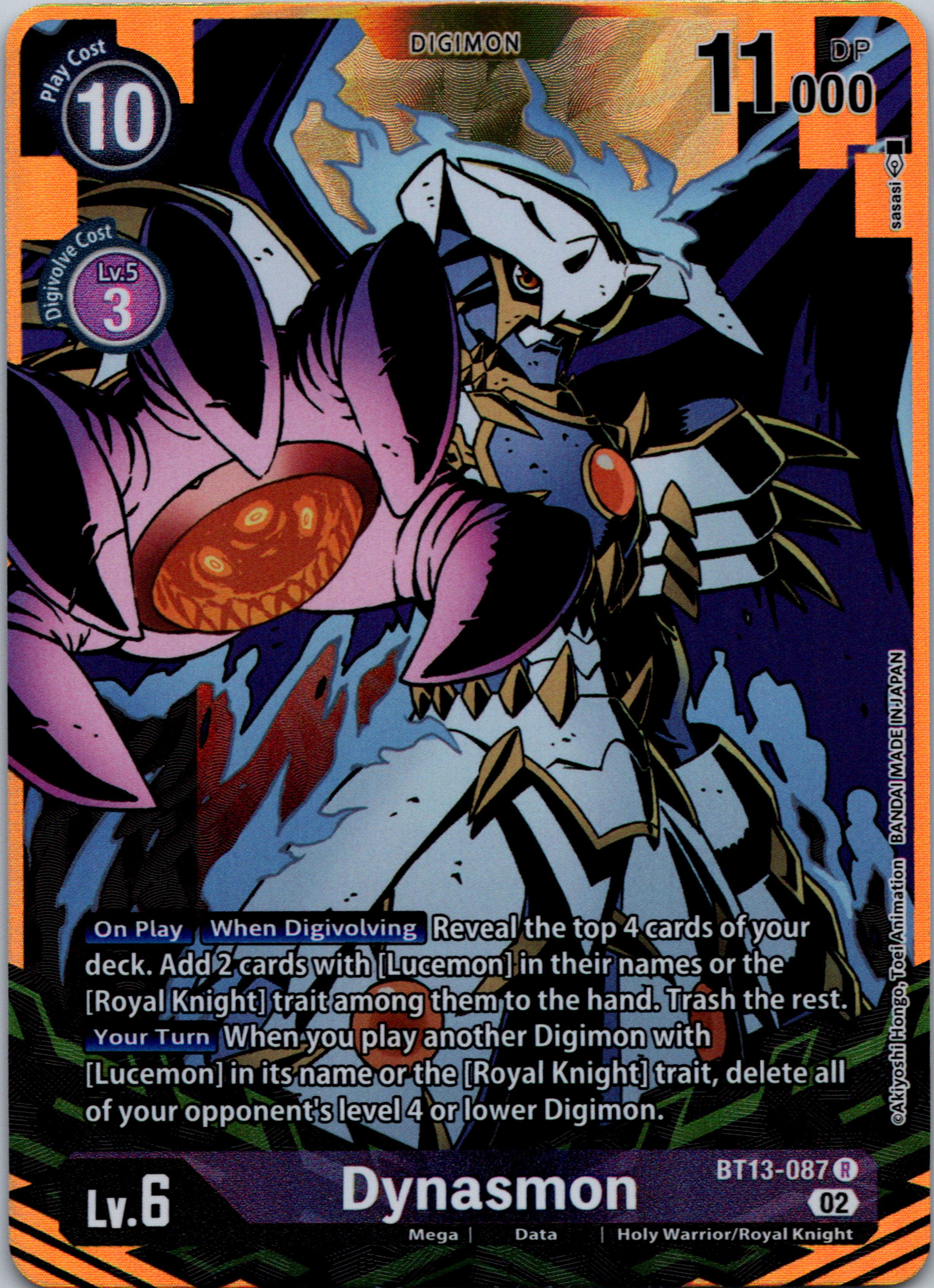 Dynasmon (Alternate Art) [BT13-087] [Versus Royal Knights] Foil