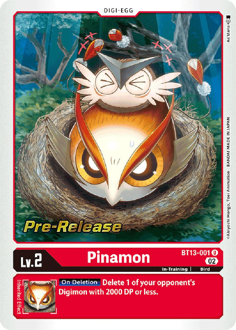 Pinamon [BT13-001] [Versus Royal Knights Pre-Release Cards] Foil