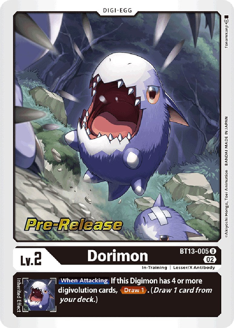 Dorimon [BT13-005] [Versus Royal Knights Pre-Release Cards] Foil