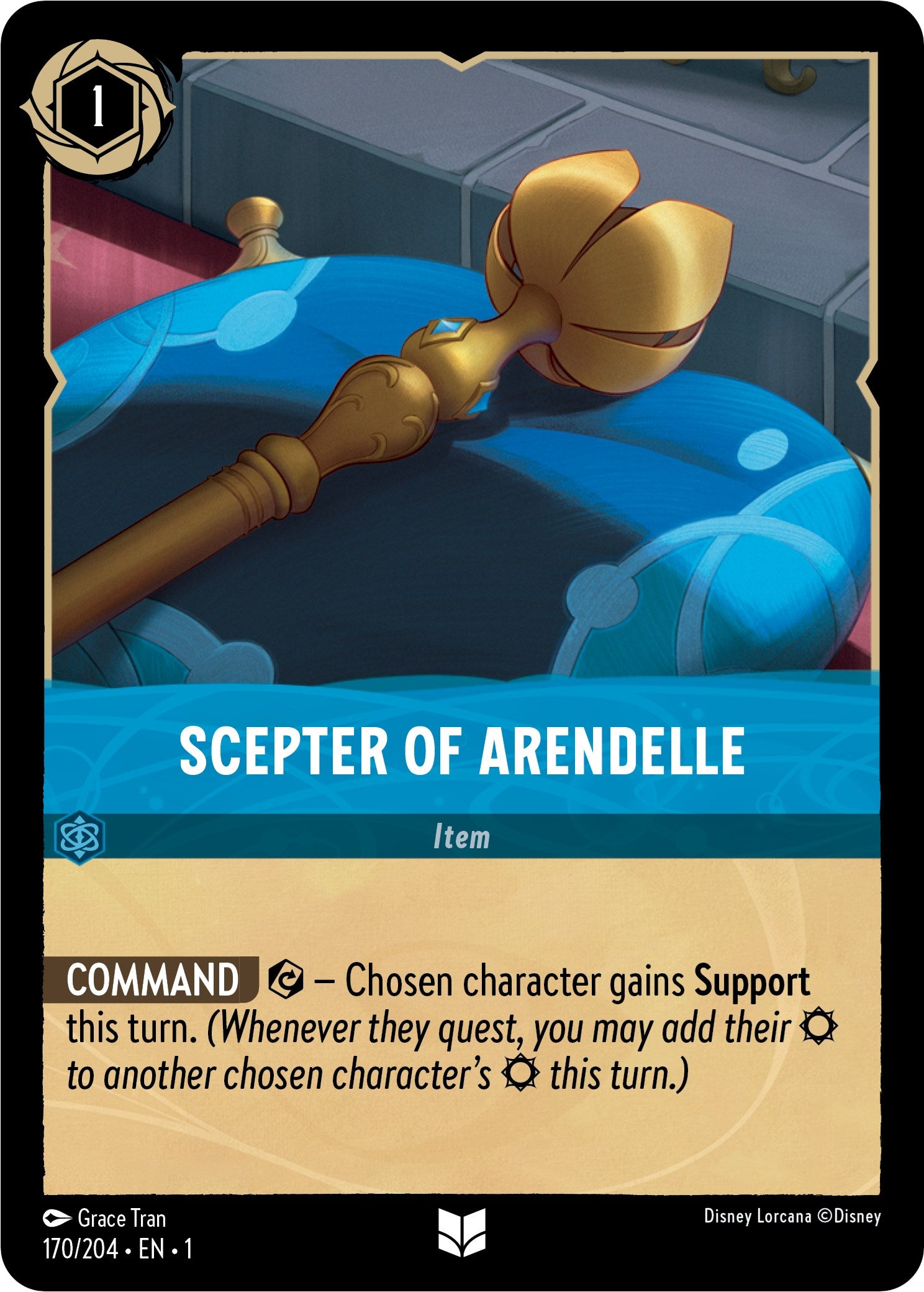 Scepter of Arendelle 170/204 (The First Chapter) Cold Foil