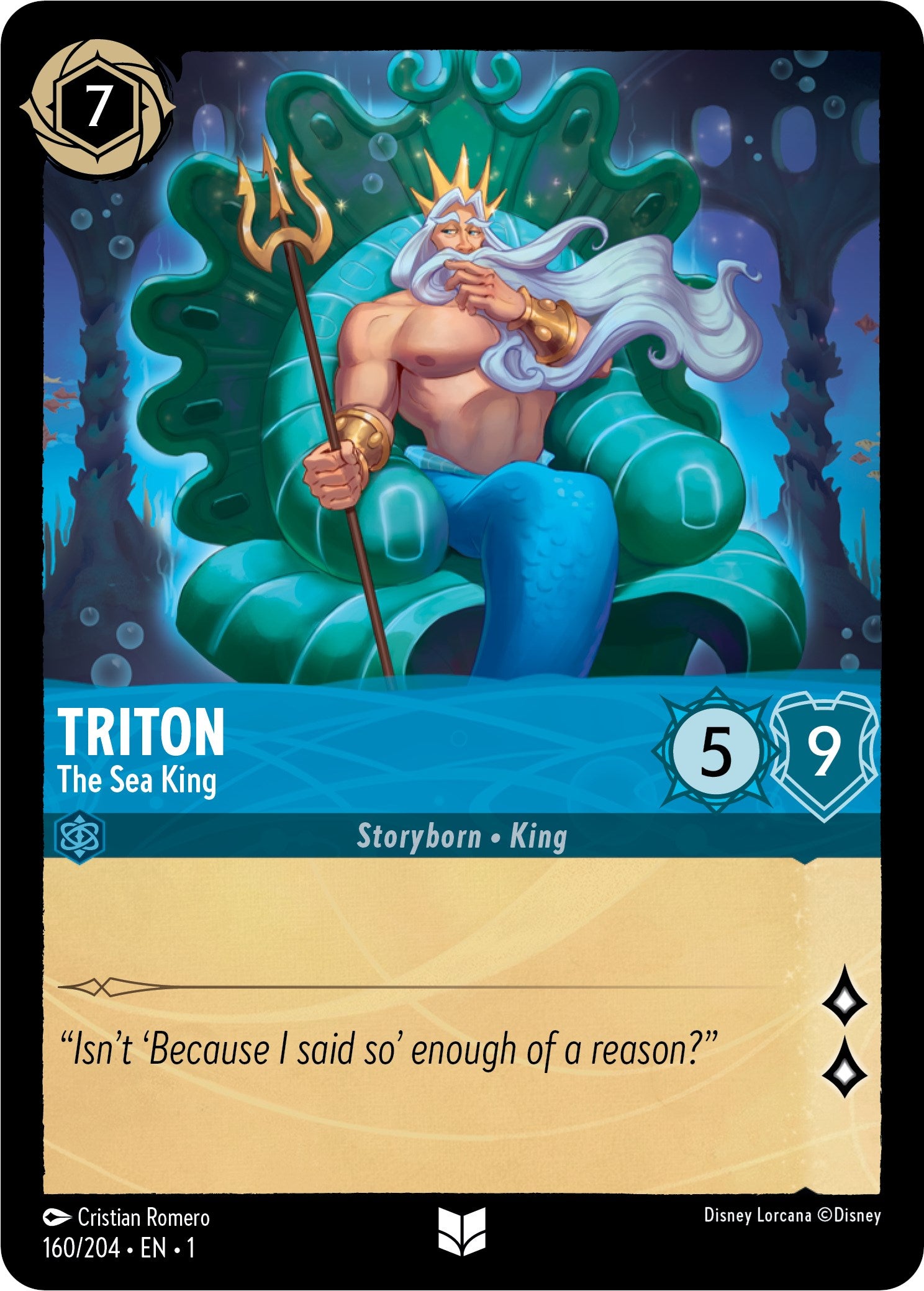 Triton - The Sea King 160/204 (The First Chapter) Cold Foil