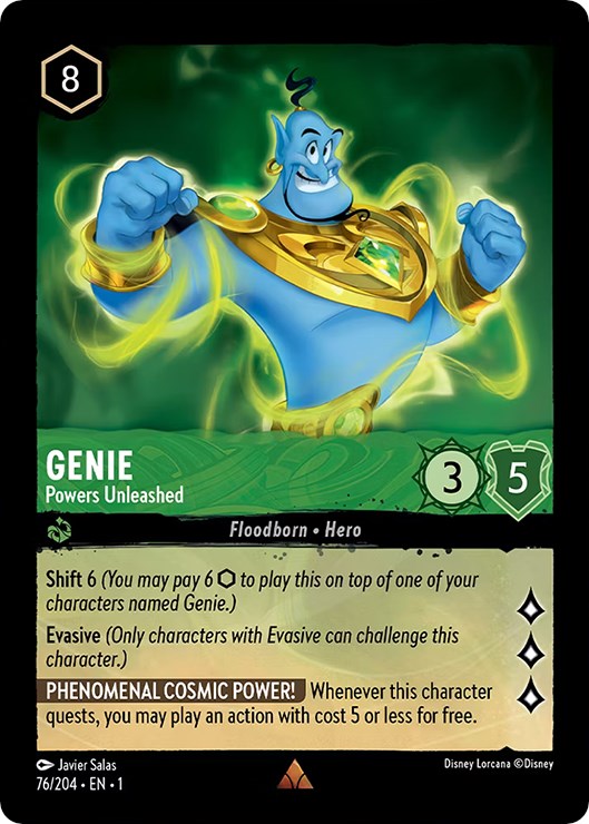 Genie - Powers Unleashed 76/204 (The First Chapter) Cold Foil