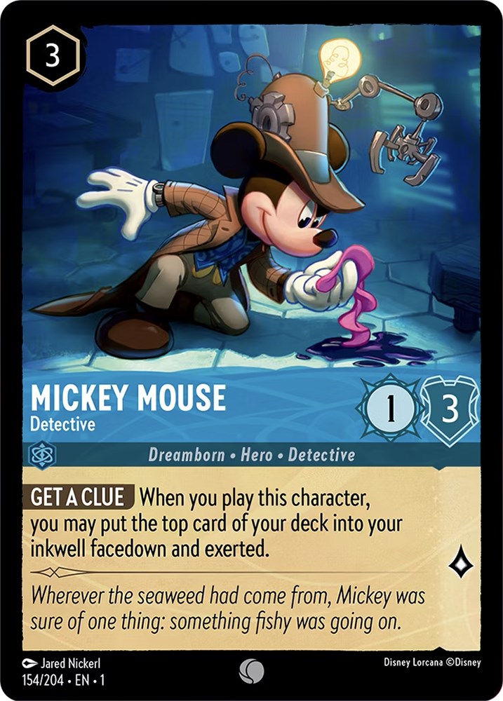 Mickey Mouse - Detective 154/204 (The First Chapter) Cold Foil