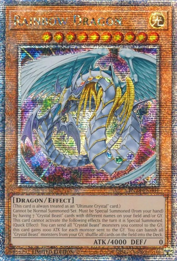 Rainbow Dragon [TN23-EN004] - (Quarter Century Secret Rare) Limited