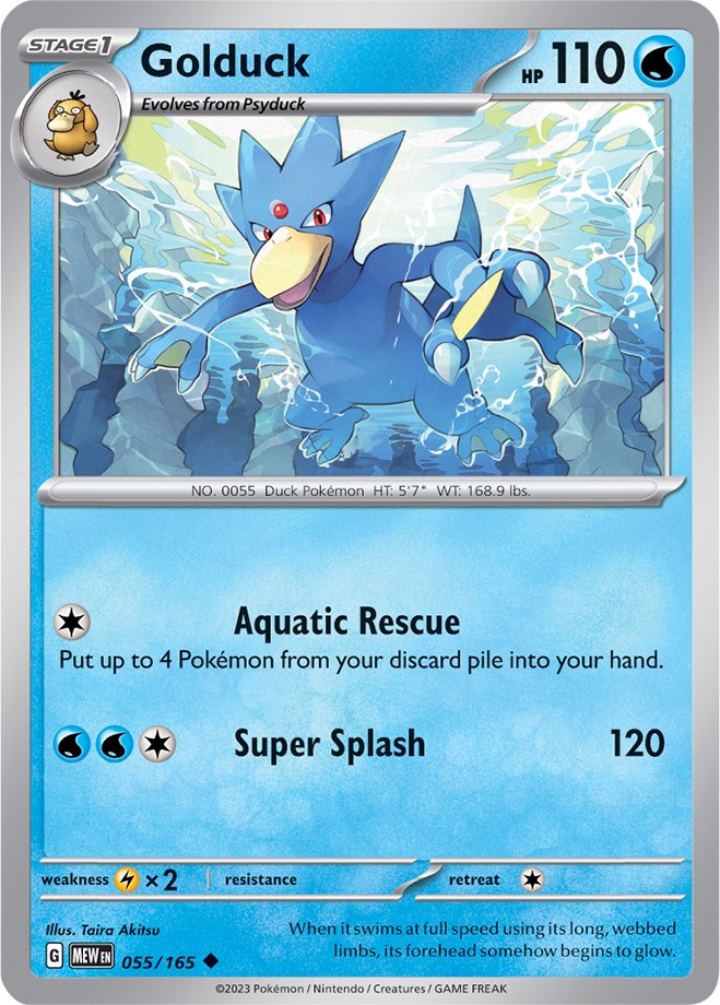 Golduck (55/165) [Scarlet & Violet:  151]