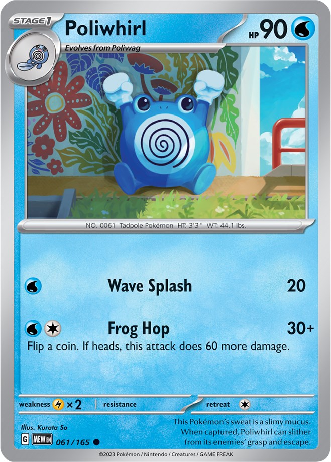 Poliwhirl (61/165) [Scarlet & Violet:  151]