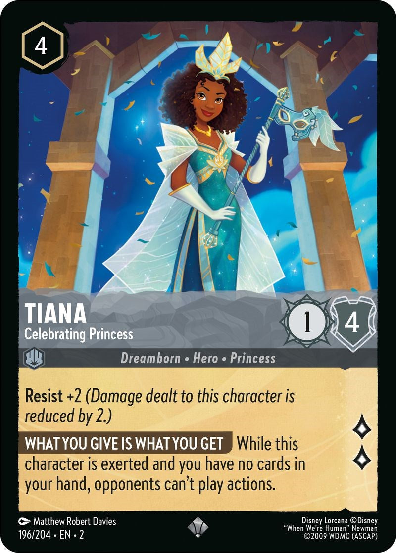 Tiana - Celebrating Princess 196/204 (Rise of the Floodborn) Cold Foil