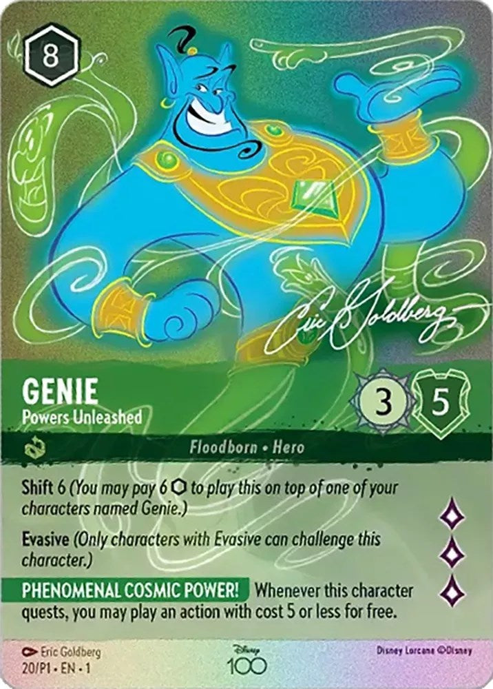 Genie - Powers Unleashed (Alternate Art) 020 (Disney100 Promos)