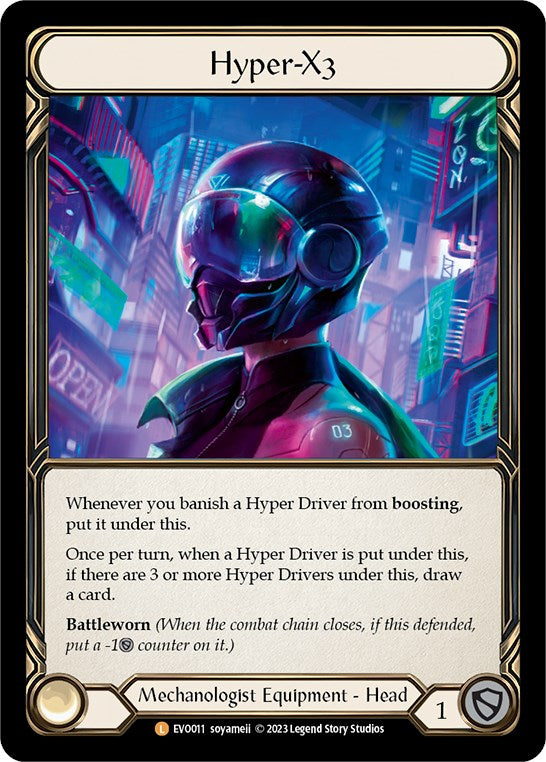 Hyper-X3 [EVO011] (Bright Lights) Rainbow Foil