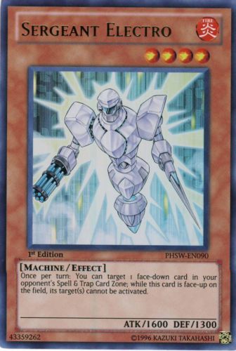 Sergeant Electro [PHSW-EN090] Ultra Rare - Duel Kingdom