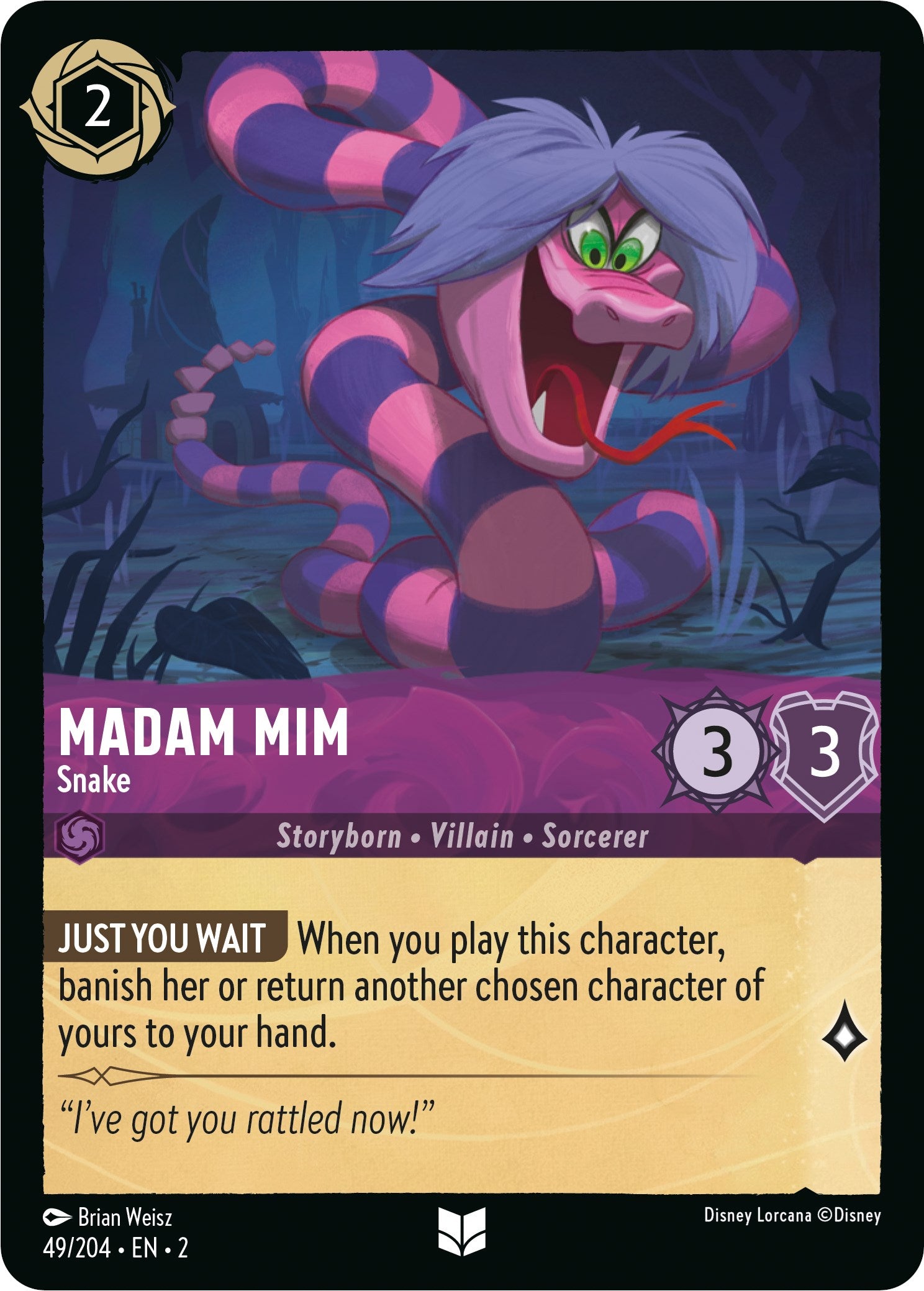 Madam Mim - Snake 49/204 (Rise of the Floodborn)