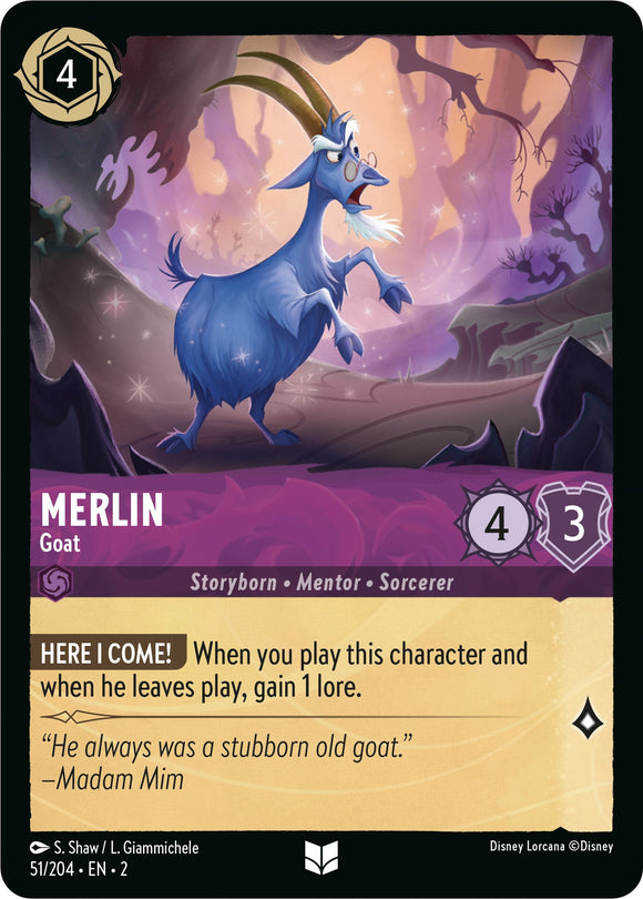 Merlin - Goat 51/204 (Rise of the Floodborn) Cold Foil