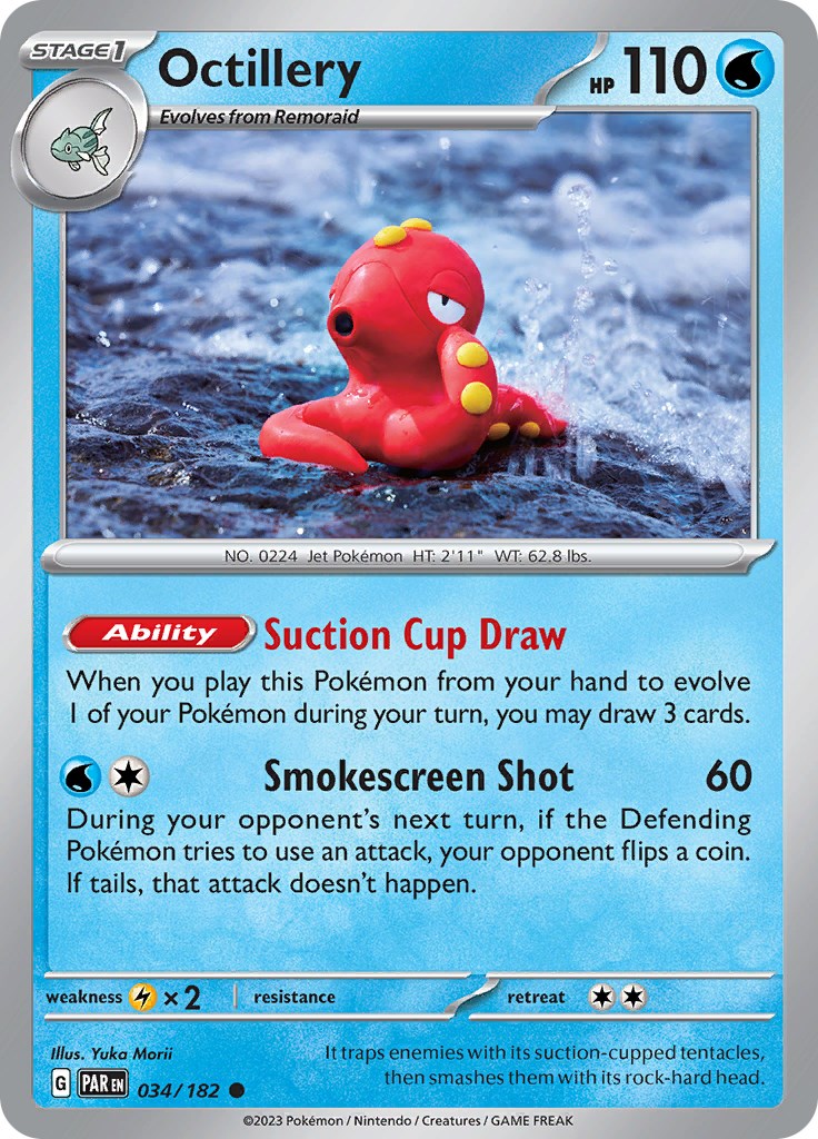 Octillery (34/182) - [Scarlet & Violet: Paradox Rift]