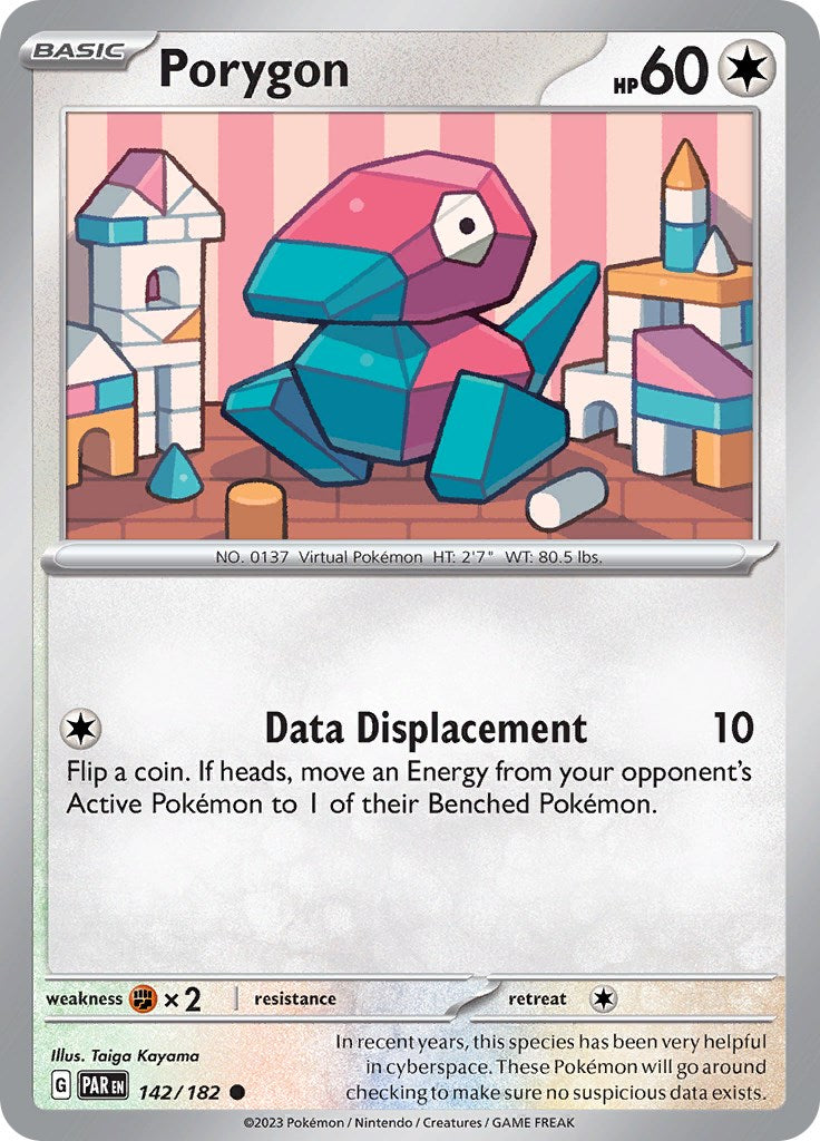 Porygon (142/182) - [Scarlet & Violet: Paradox Rift] Reverse Holofoil