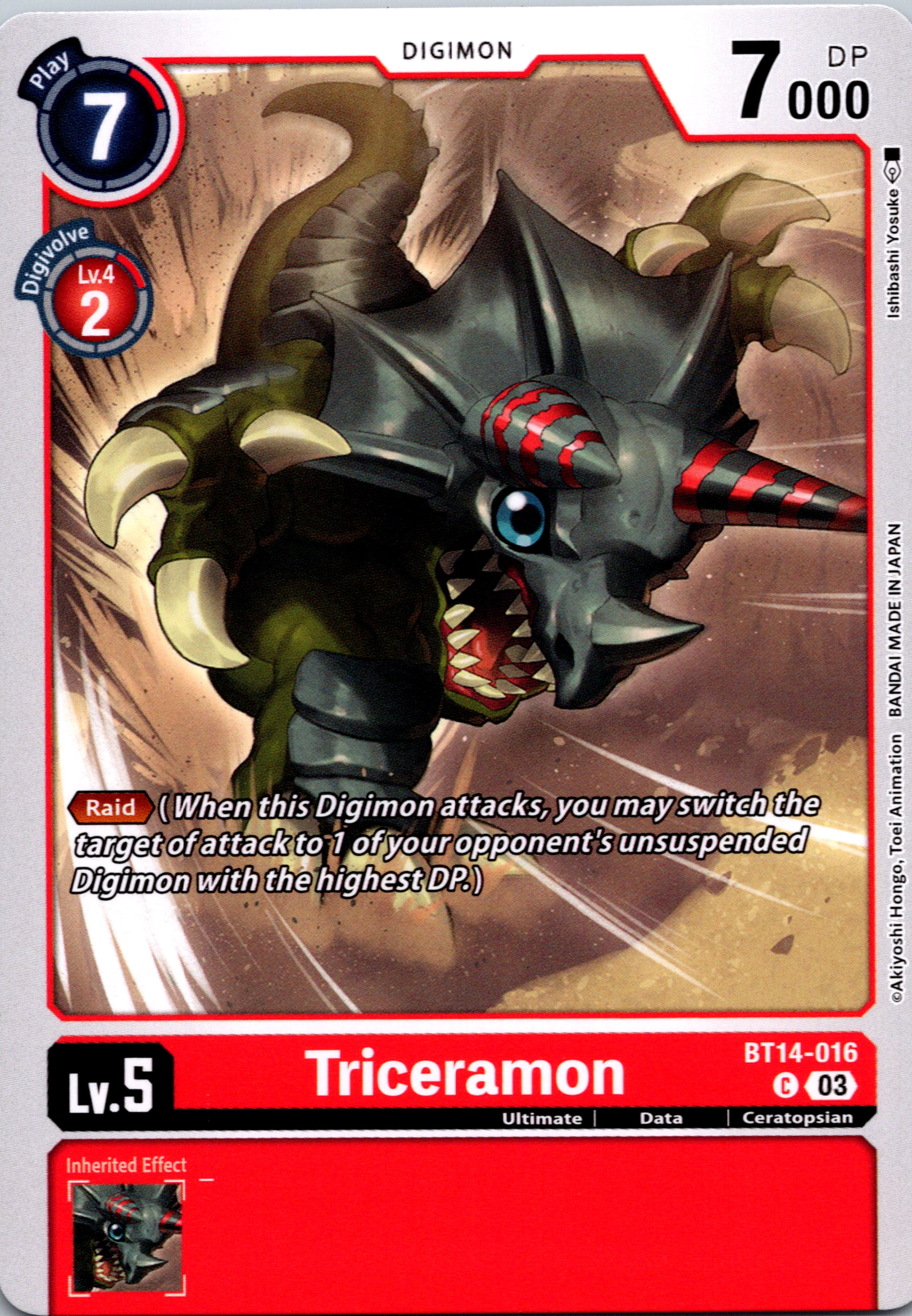 Triceramon [BT14-016] [Blast Ace] Normal