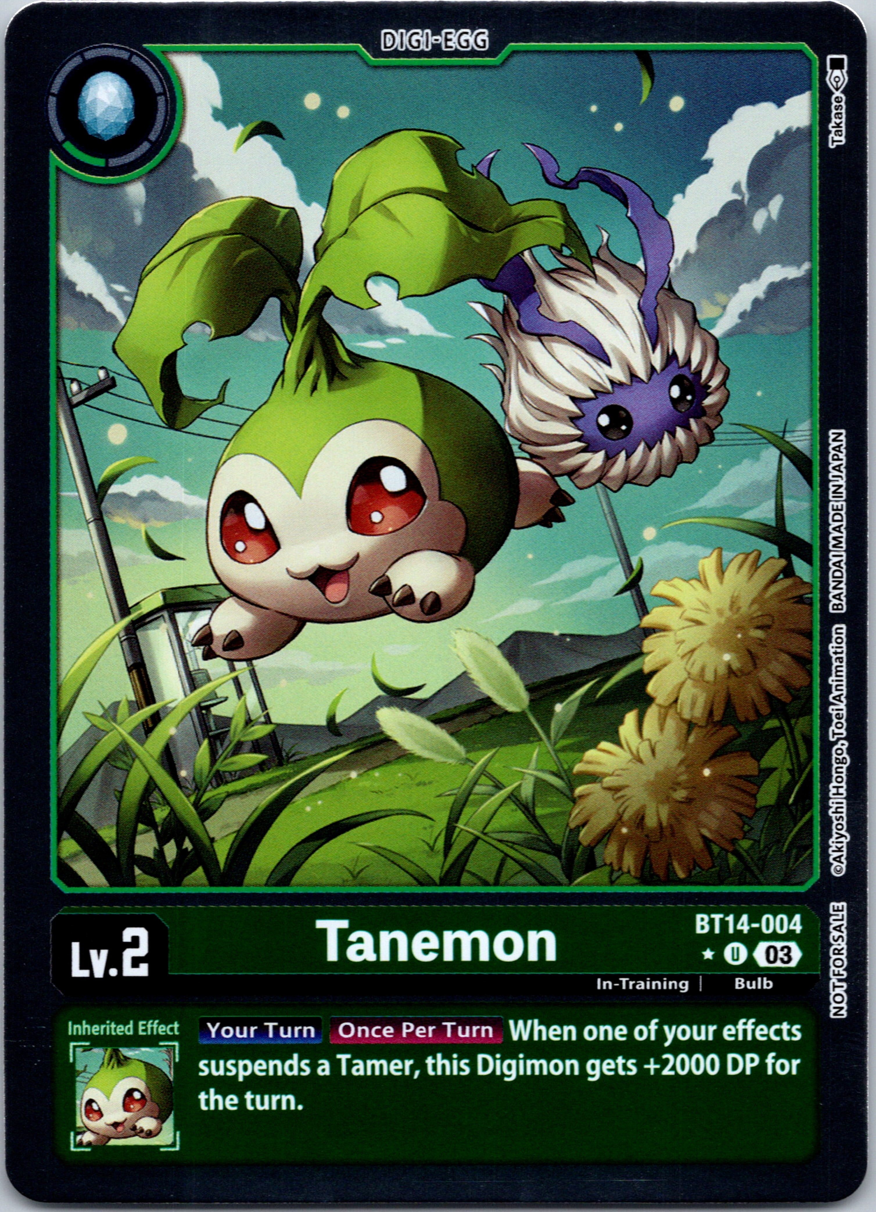 Tanemon (Blast Ace Box Promotion Pack) [BT14-004] [Blast Ace] Foil