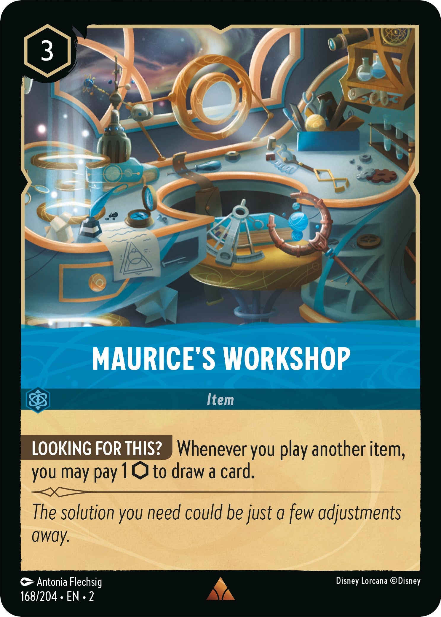 Maurice's Workshop 168/204 (Rise of the Floodborn) Cold Foil