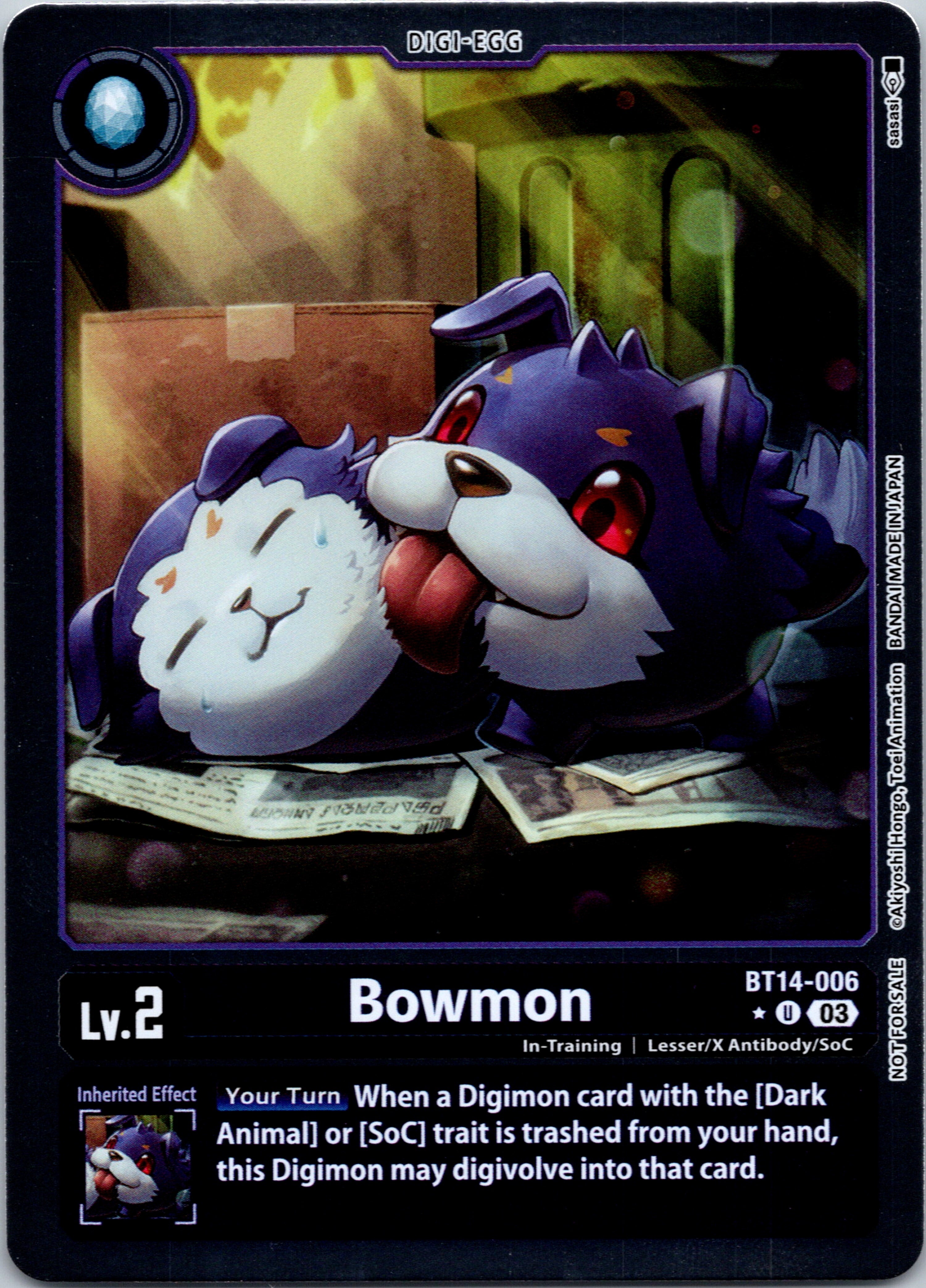 Bowmon (Blast Ace Box Promotion Pack) [BT14-006] [Blast Ace] Foil