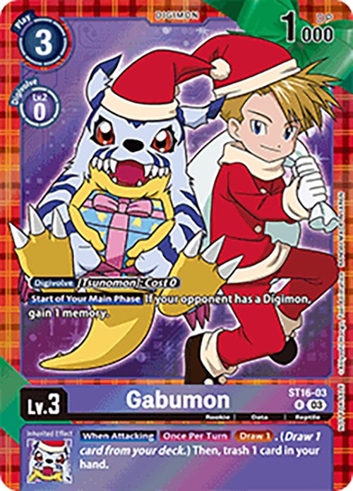 Gabumon (Winter Holiday 2023) [ST16-03] [Starter Deck 16: Wolf of Friendship] Foil