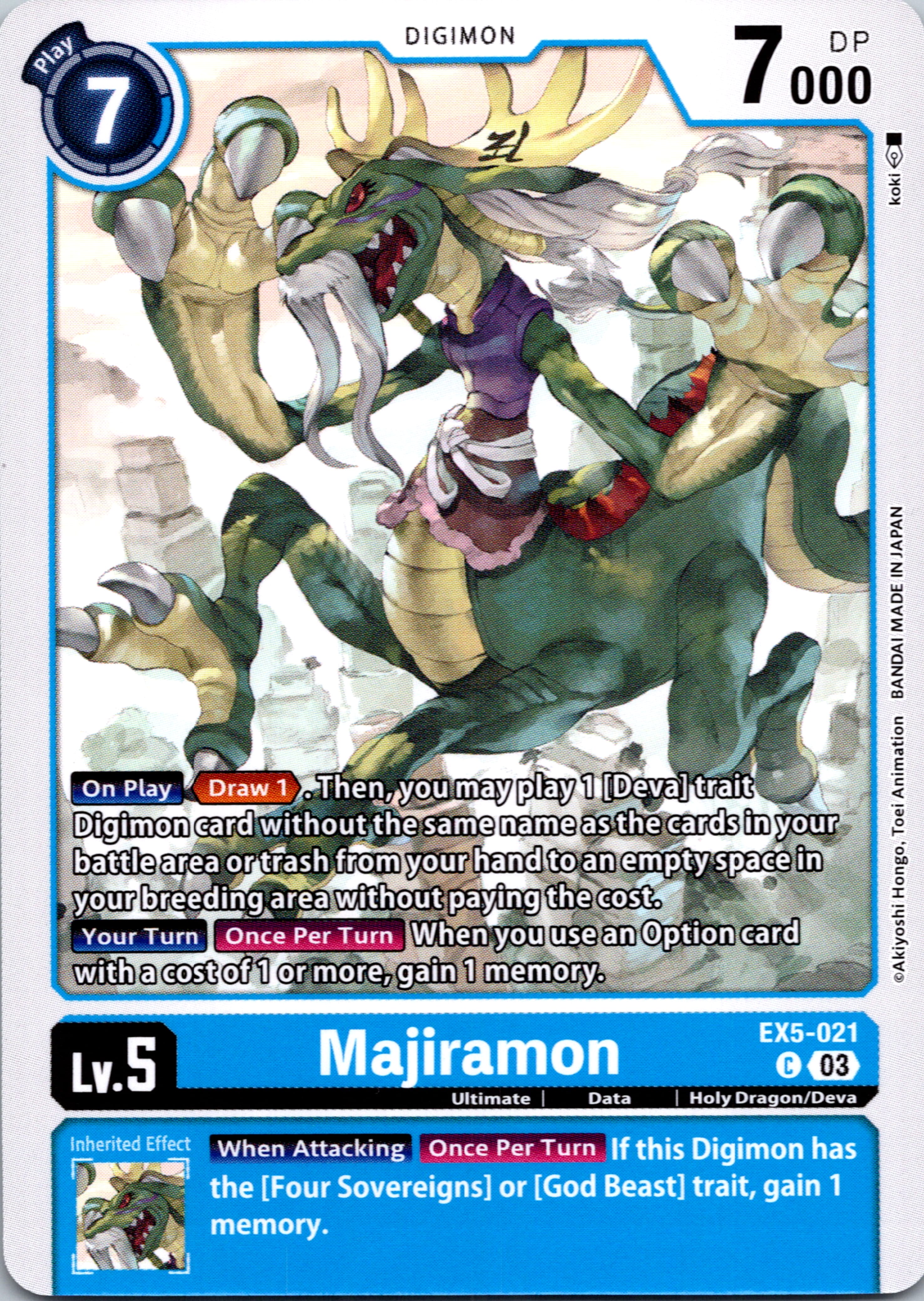 Majiramon [EX5-021] [Animal Colosseum] Normal