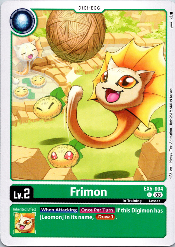 Frimon [EX5-004] [Animal Colosseum] Normal