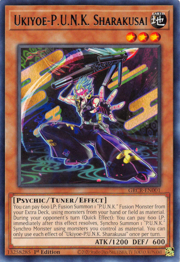 Ukiyoe-P.U.N.K. Sharakusai [GRCR-EN001] Rare - Duel Kingdom