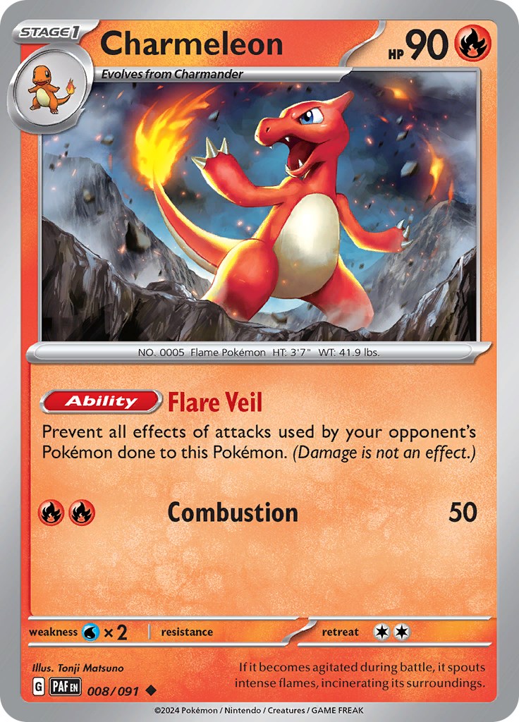 Charmeleon [8/091] - (Paldean Fates)