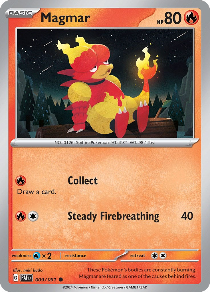 Magmar [9/091] - (Paldean Fates)