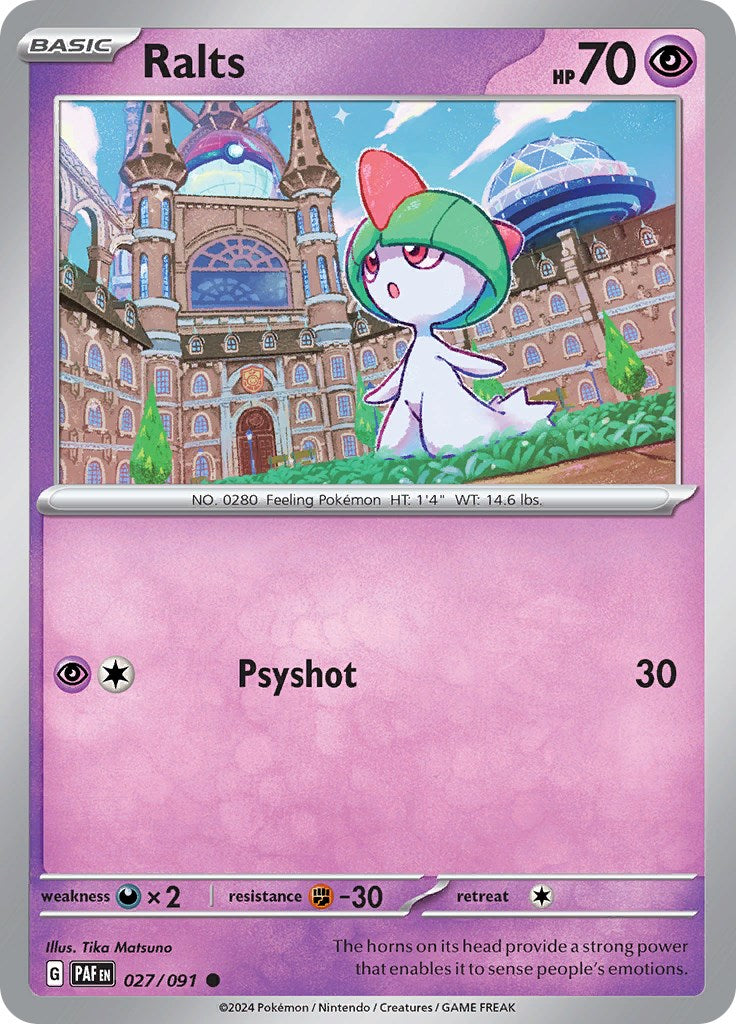 Ralts [27/091] - (Paldean Fates)