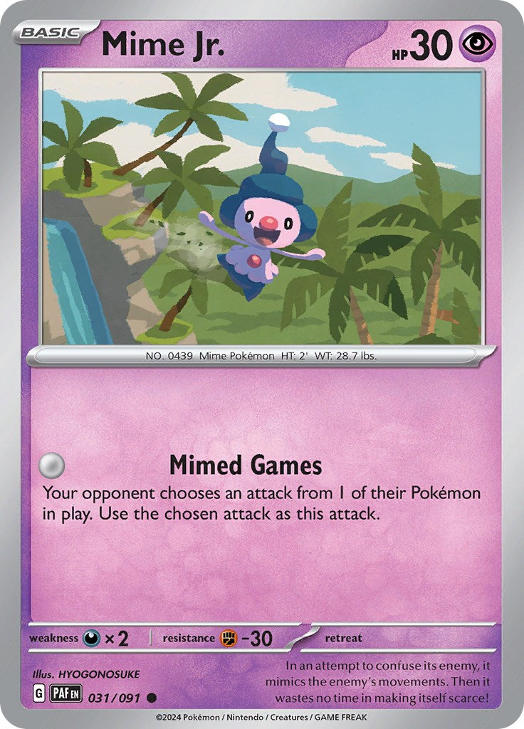 Mime Jr. [031/091] - (Paldean Fates) Reverse Holofoil