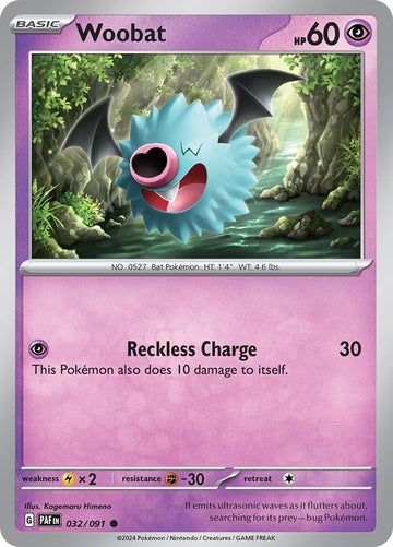 Woobat [032/091] - (Paldean Fates)